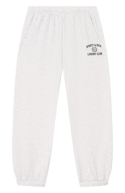 Хлопковые джоггеры SPORTY AND RICH, арт. PA0735842GY03
