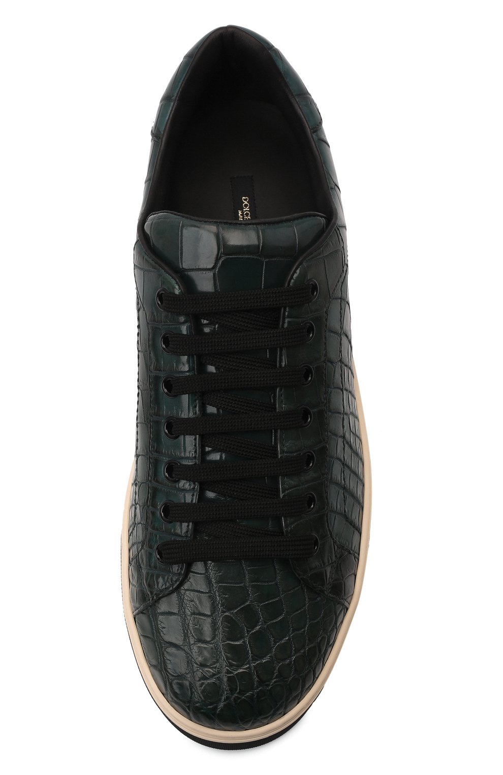 Кеды из кожи крокодила roma DOLCE & GABBANA, арт. CS1583/A2Q18/CNIL, фото 6