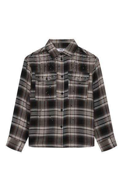 Рубашка из вискозы MSGM KIDS, арт. F5MSJGSI133