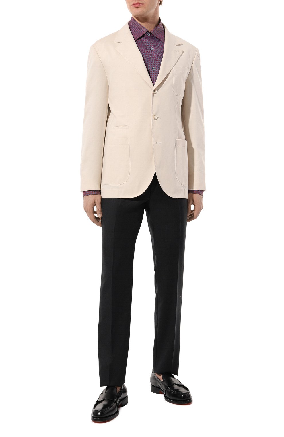 Рубашка из хлопка и льна STEFANO RICCI, арт. MC007077/R2770, фото 2