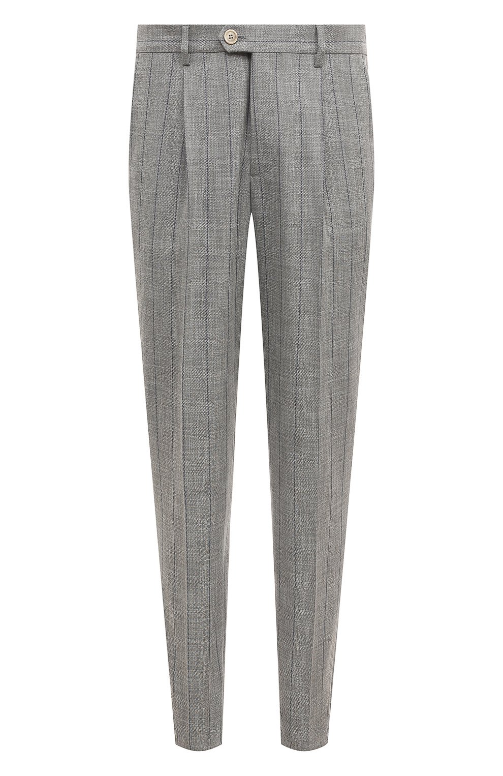 Брюки из хлопка и шерсти BRUNELLO CUCINELLI, арт. MS484B2299, фото 1