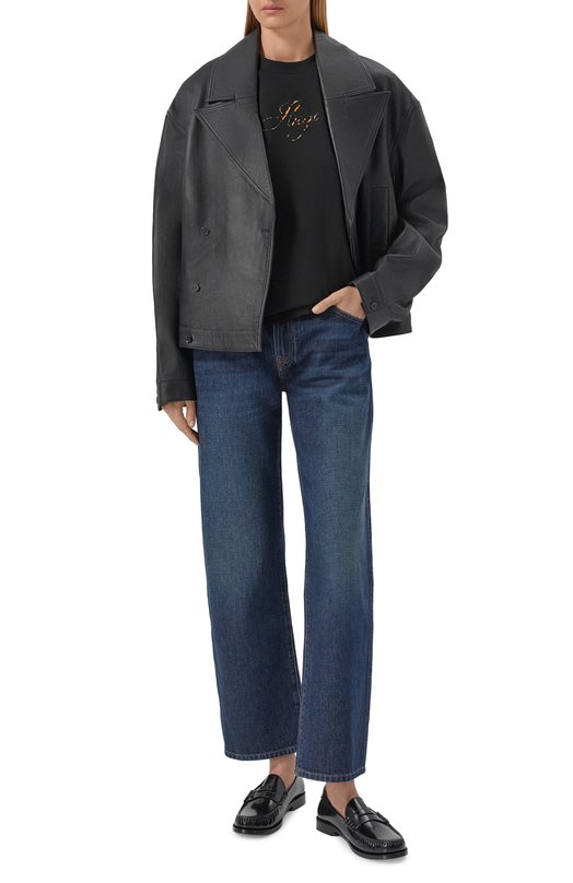 Хлопковая футболка HUGO 50560566 Чёрный  50560566 Фото 2