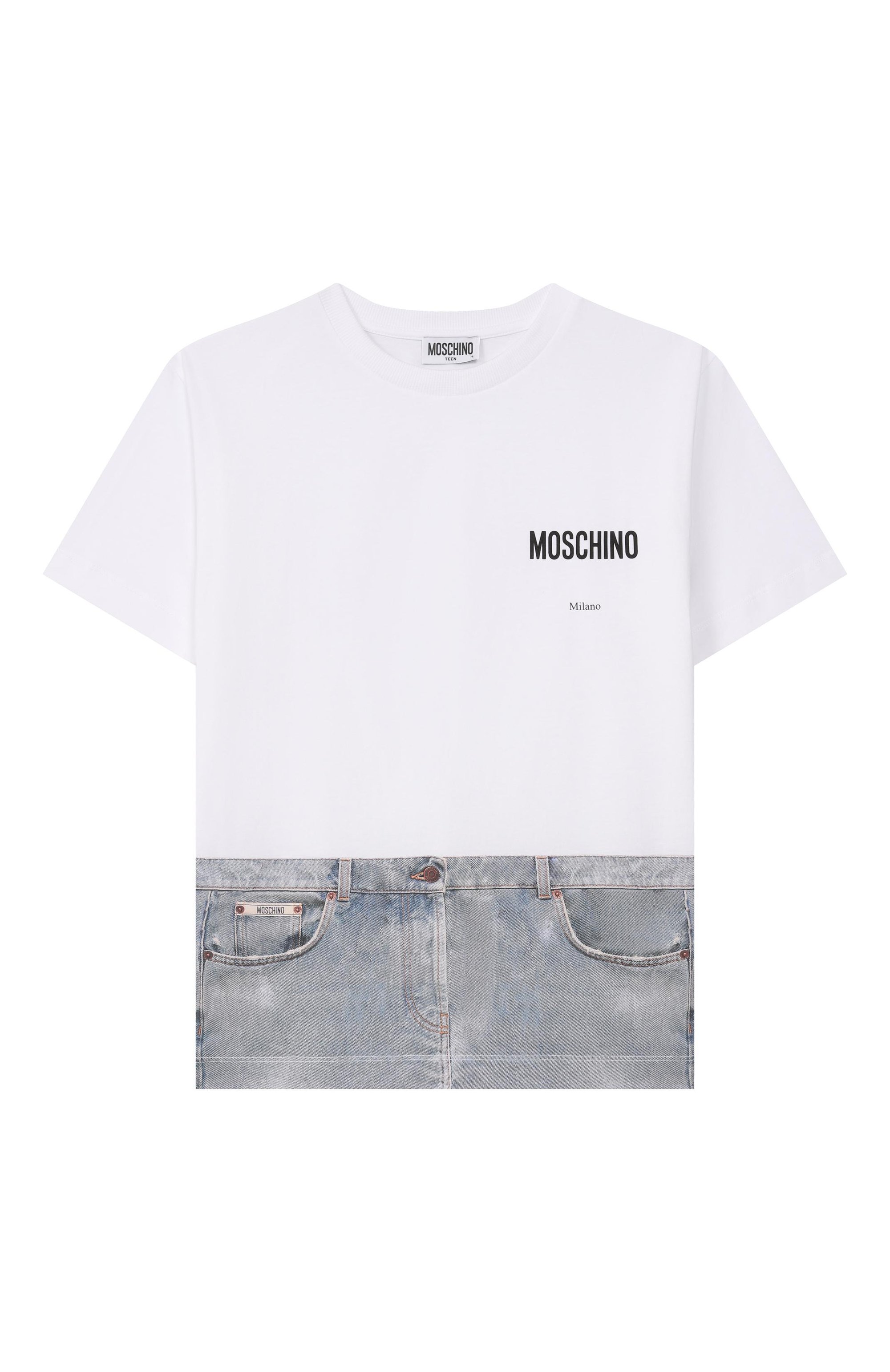 Хлопковая футболка MOSCHINO, арт. H7M05G/LAA02_001, фото 1