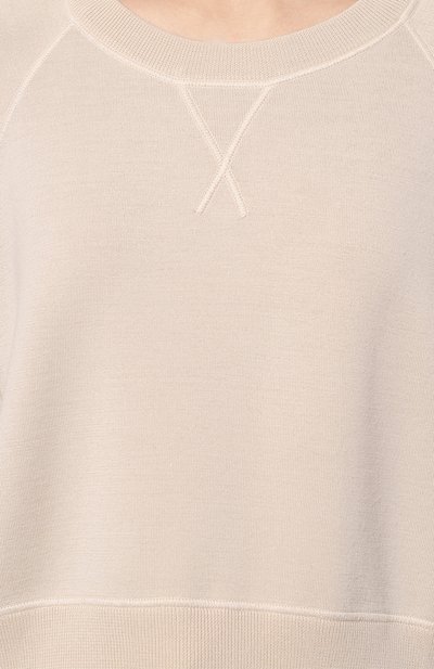 Свитшот из шерсти и шелка COSY SUNDAY, арт. S1AT009CG, фото 5