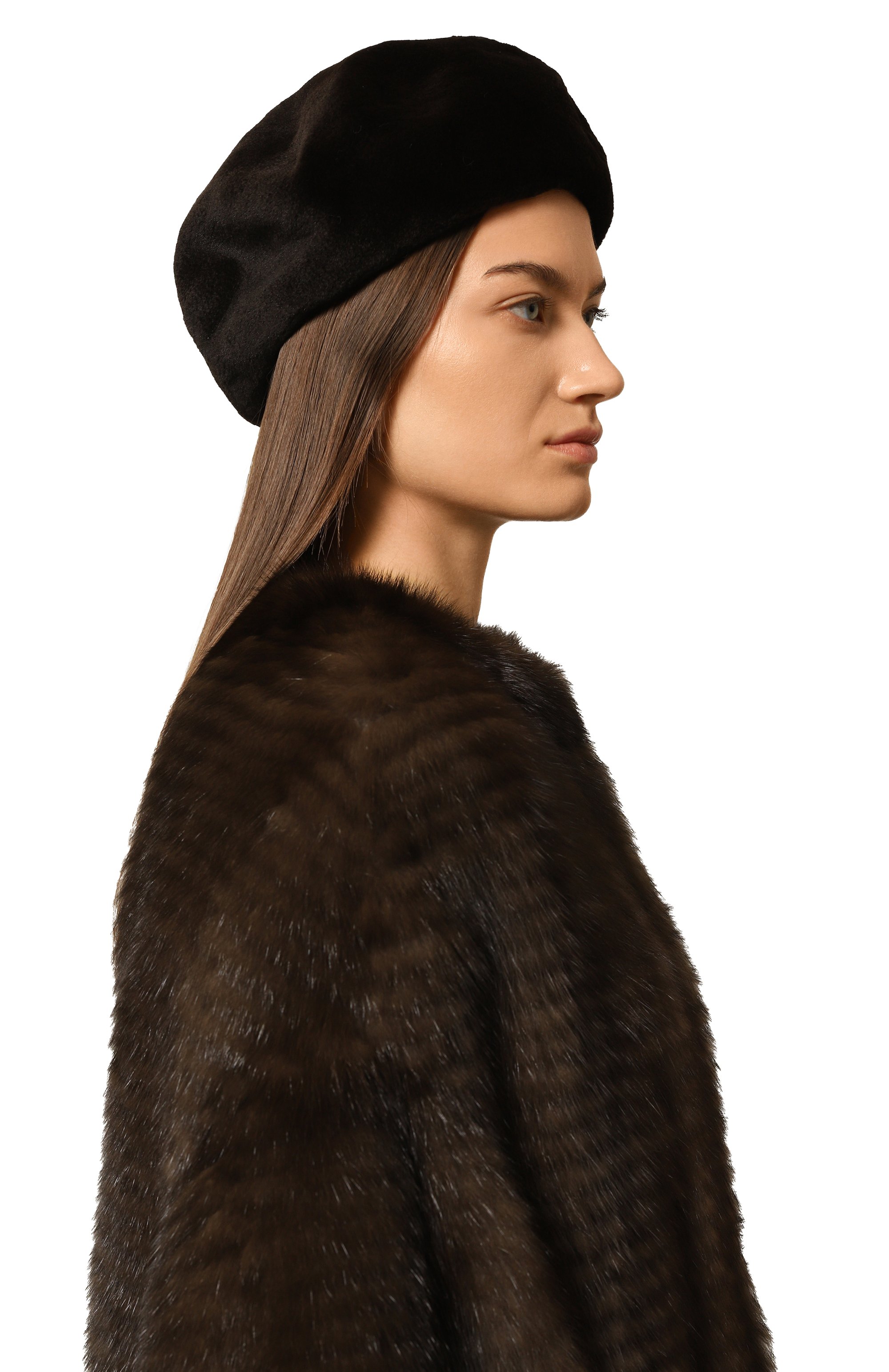 Меховой берет из норки VICTORIA KUSENKOVA, арт. 010210004023, фото 2