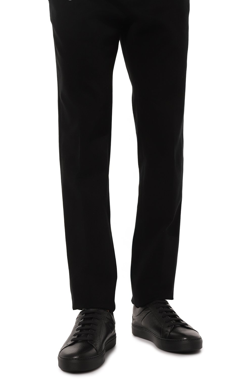 Кожаные кеды CAMERLENGO, арт. 16333/CAIR0 NER0, фото 3