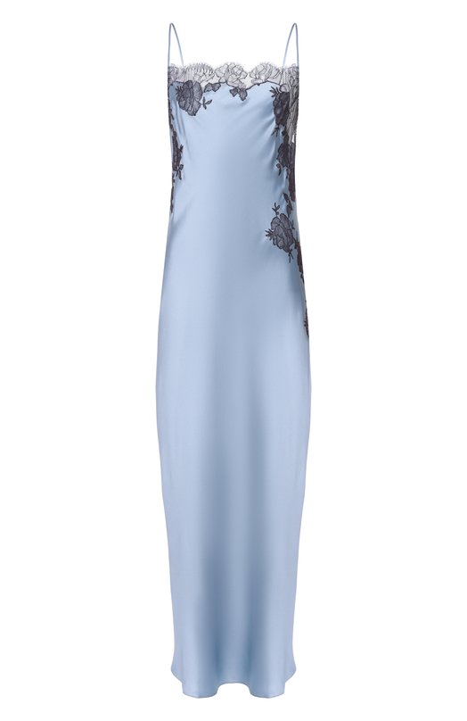 Шелковая сорочка Carine Gilson AL0200FS Голубой AL0200FS