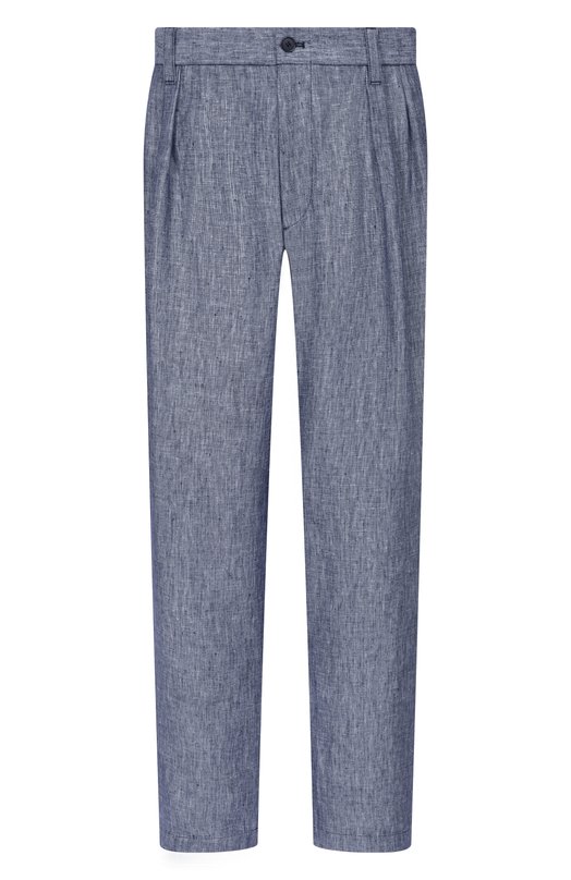 Льняные брюки Giorgio Armani GM003358/TE20689 Синий GM003358/TE20689