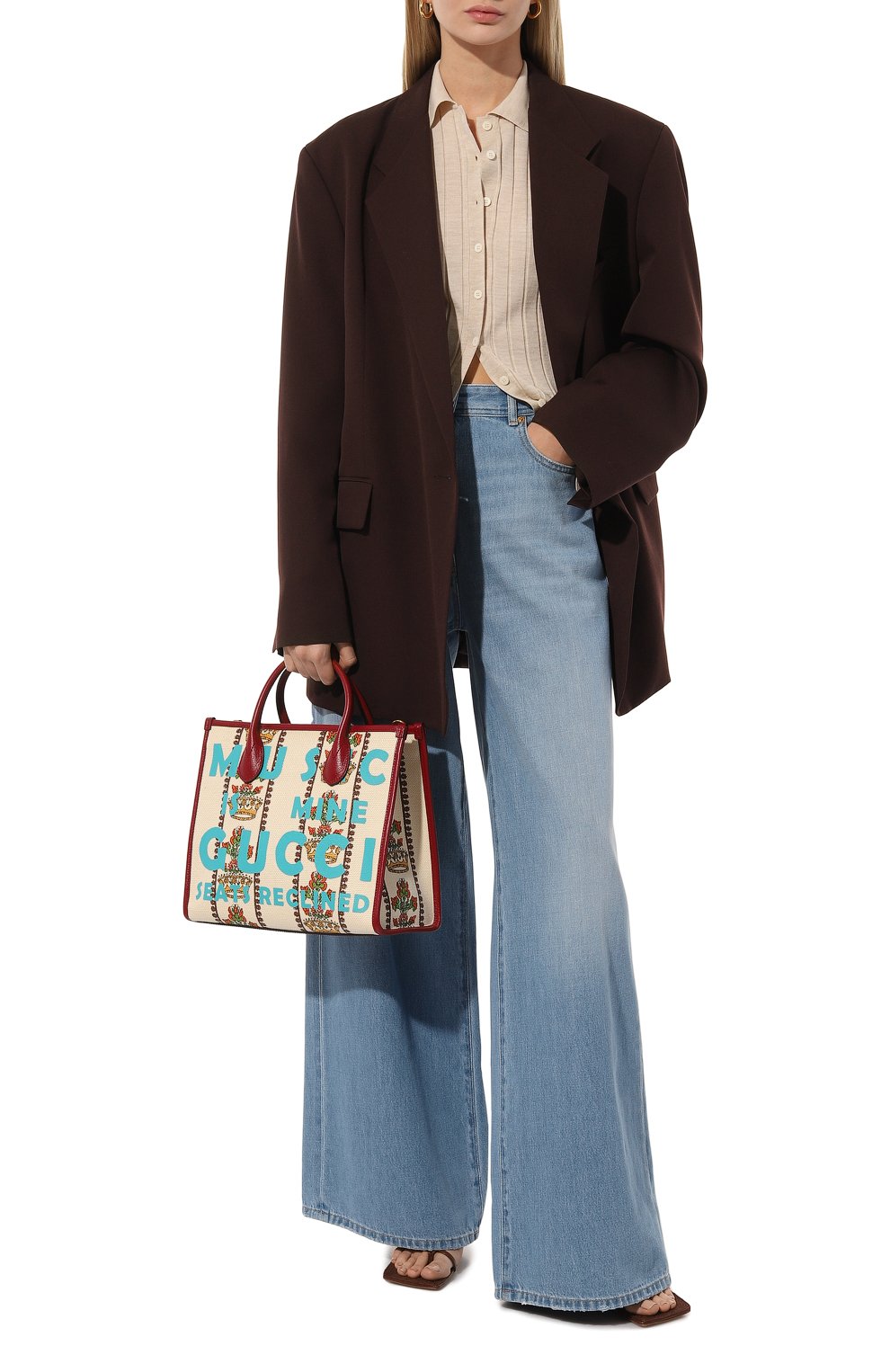 Сумка-тоут gucci 100 GUCCI, арт. 659983 UKVFT, фото 7