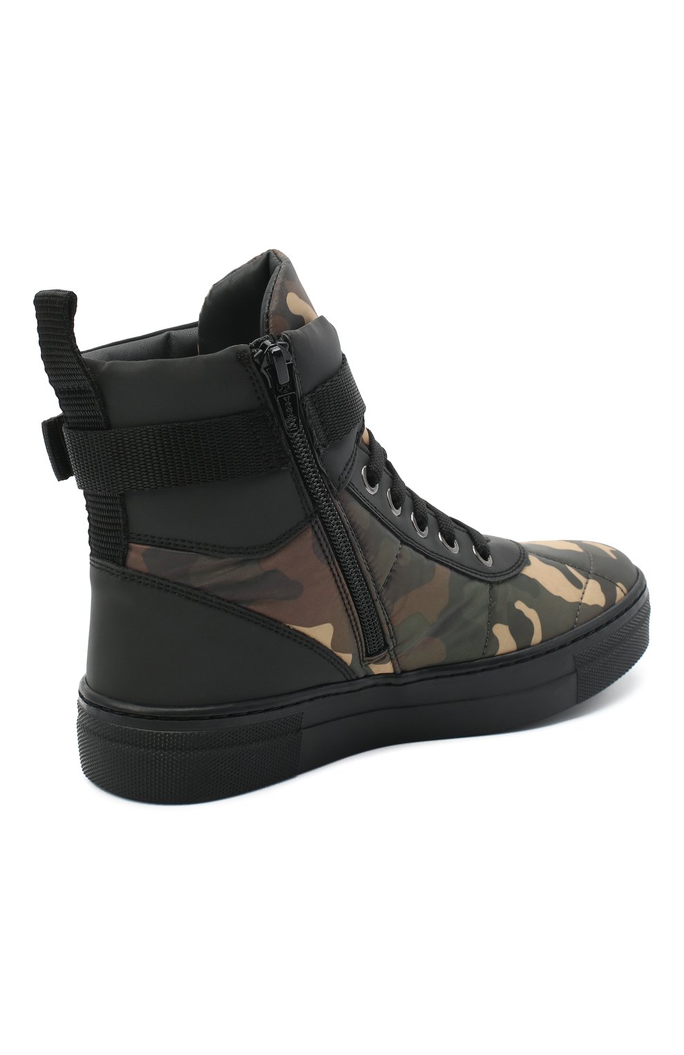 Высокие кеды MISSOURI черного цвета по цене 21800 руб., арт. 85873 A/35-41, фото 3 Высокие кеды MISSOURI, арт. 85873 A/35-41, фото 3