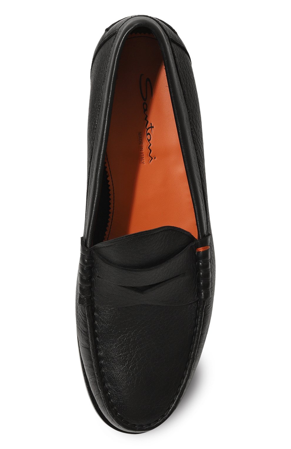 Кожаные пенни-лоферы quentin SANTONI, арт. MCQG18963JI6SLE1, фото 6