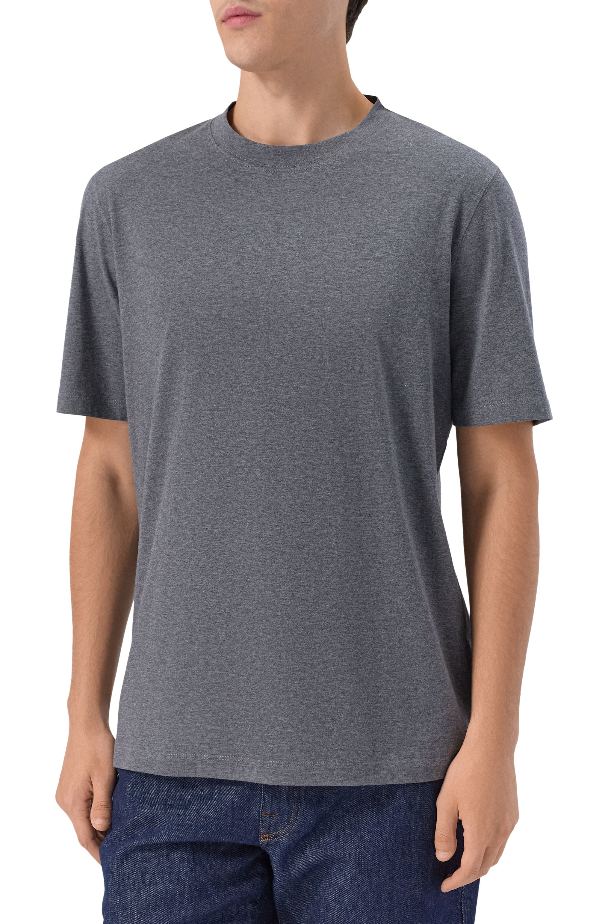 Хлопковая футболка BRUNELLO CUCINELLI, арт. M0B131308, фото 3