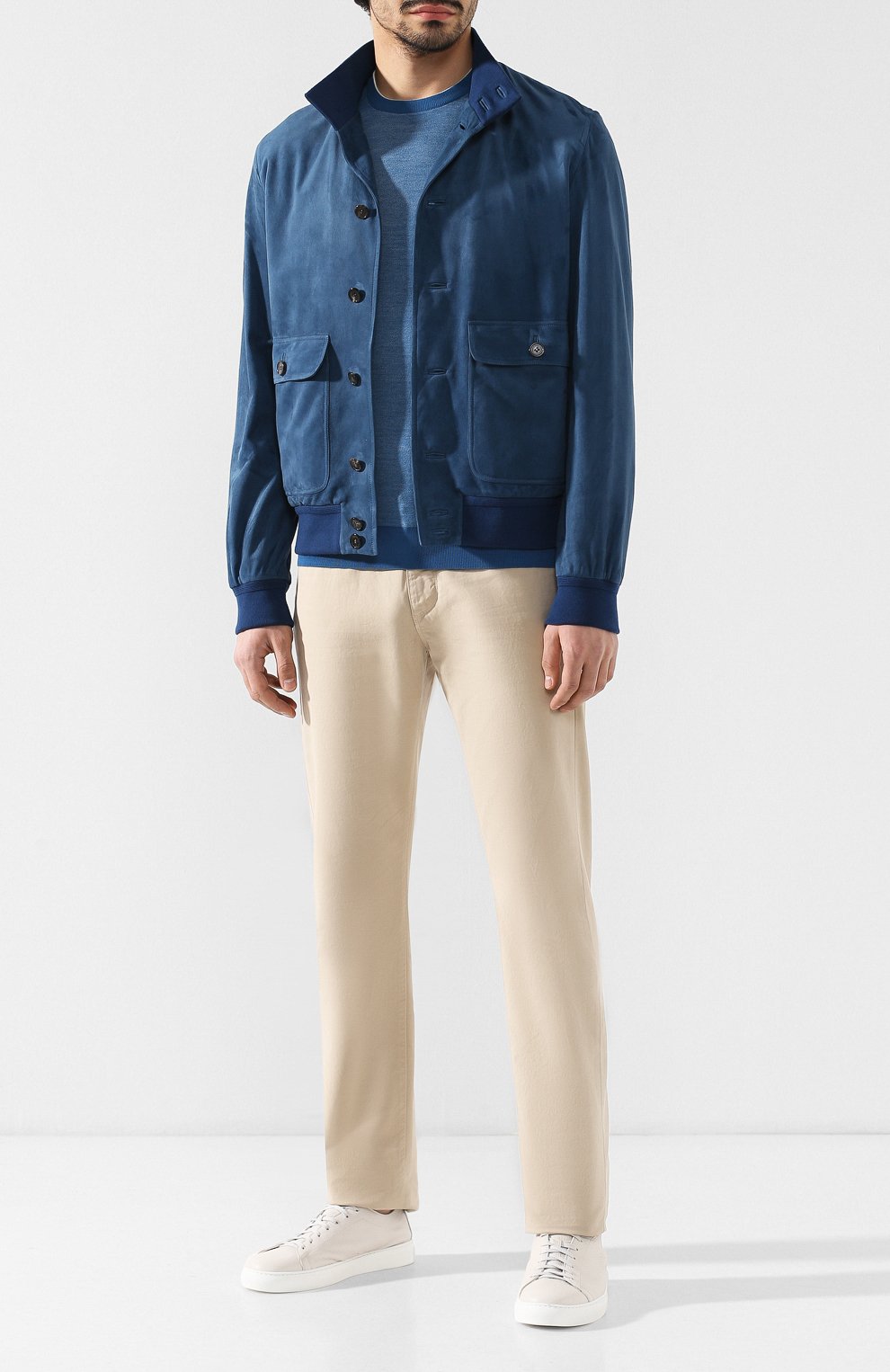 Замшевый бомбер LORO PIANA, арт. FAI0997, фото 2