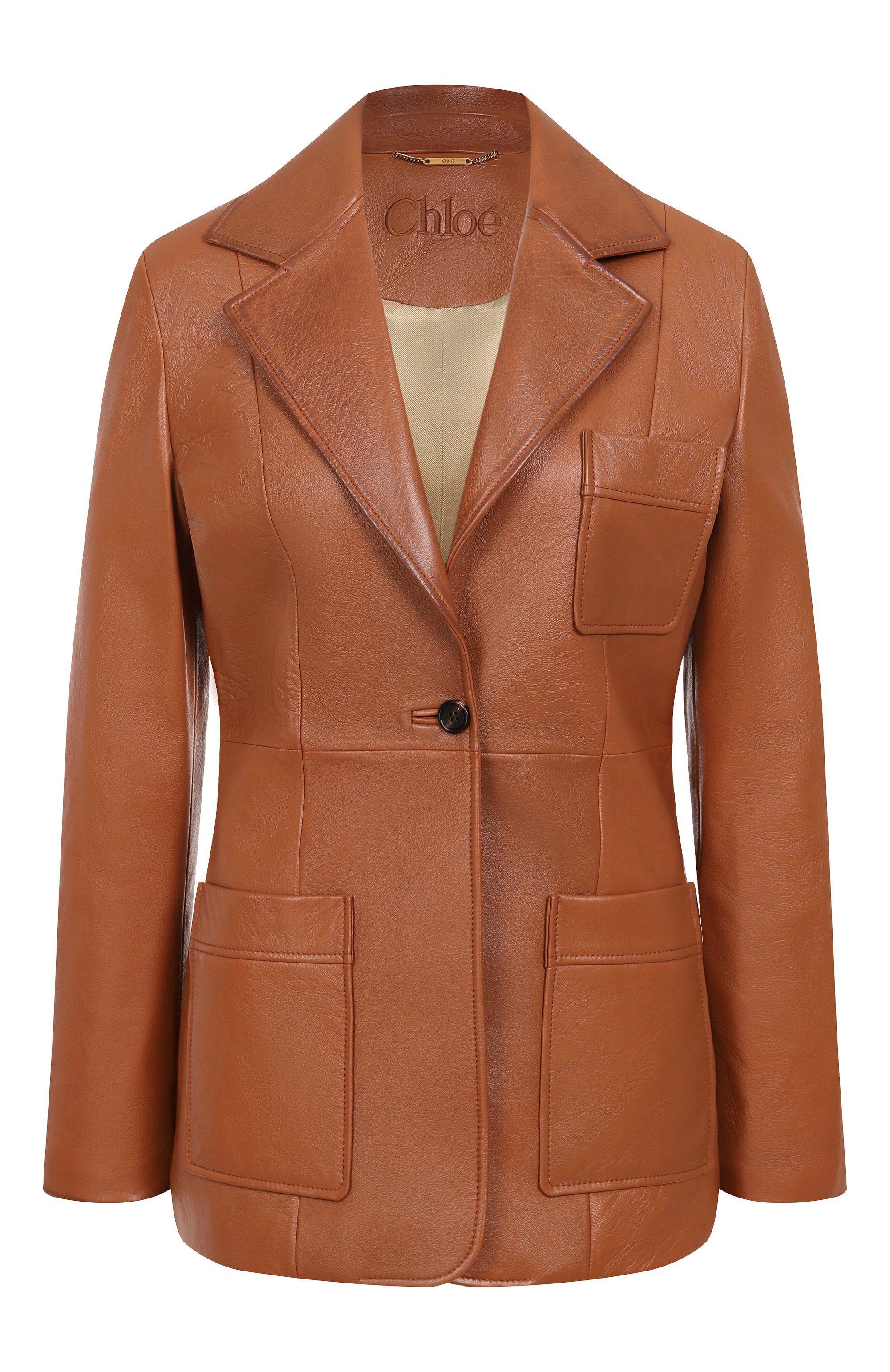 Кожаный жакет CHLOÉ, арт. CH25ACV33204, фото 1