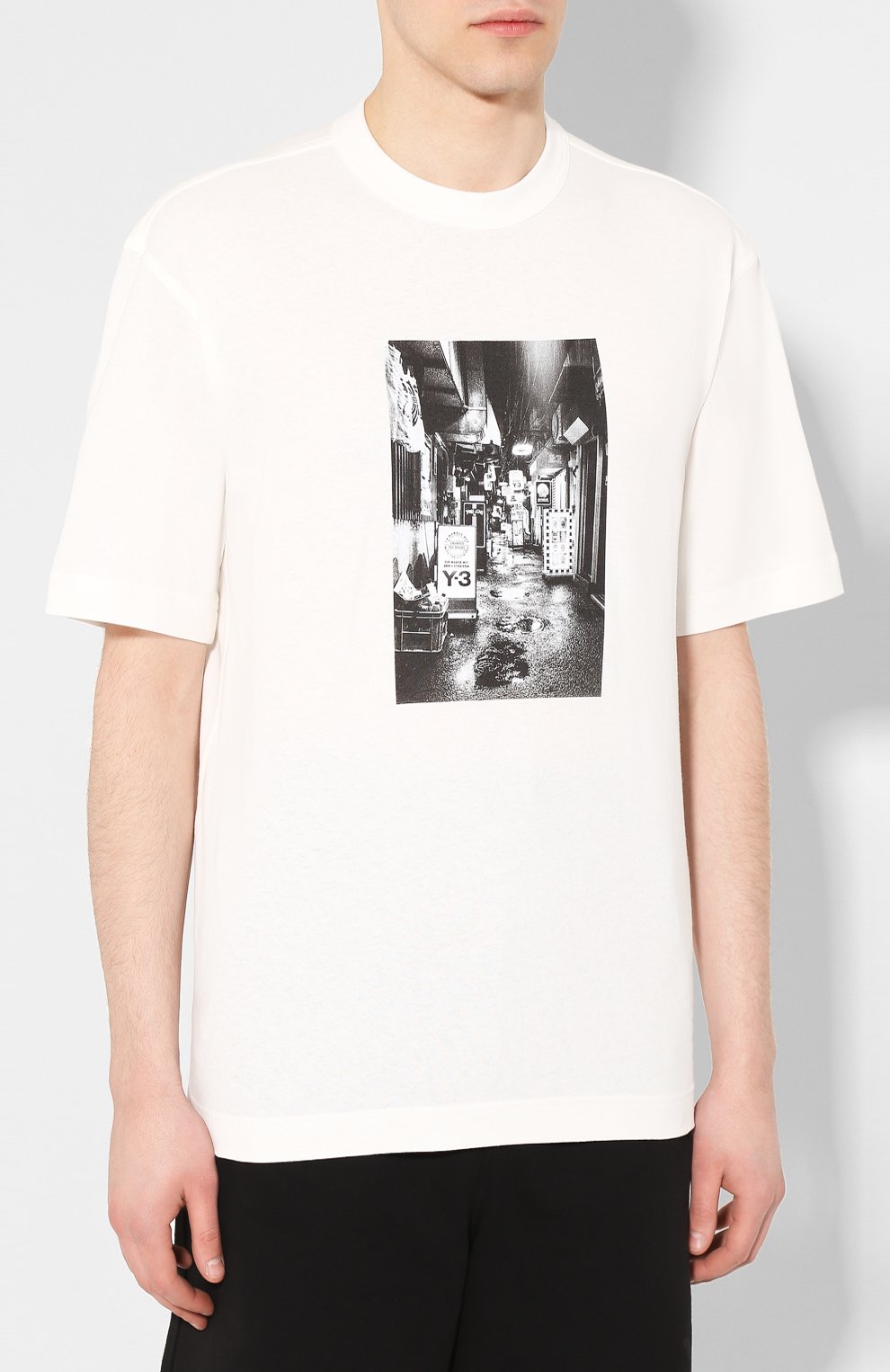 Хлопковая футболка Y-3, арт. FT1373/M, фото 3
