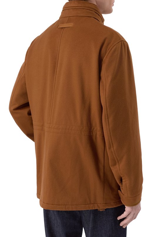 Кашемировая куртка Zegna 7351/UCT44A6 Бежевый  7351/UCT44A6 Фото 4