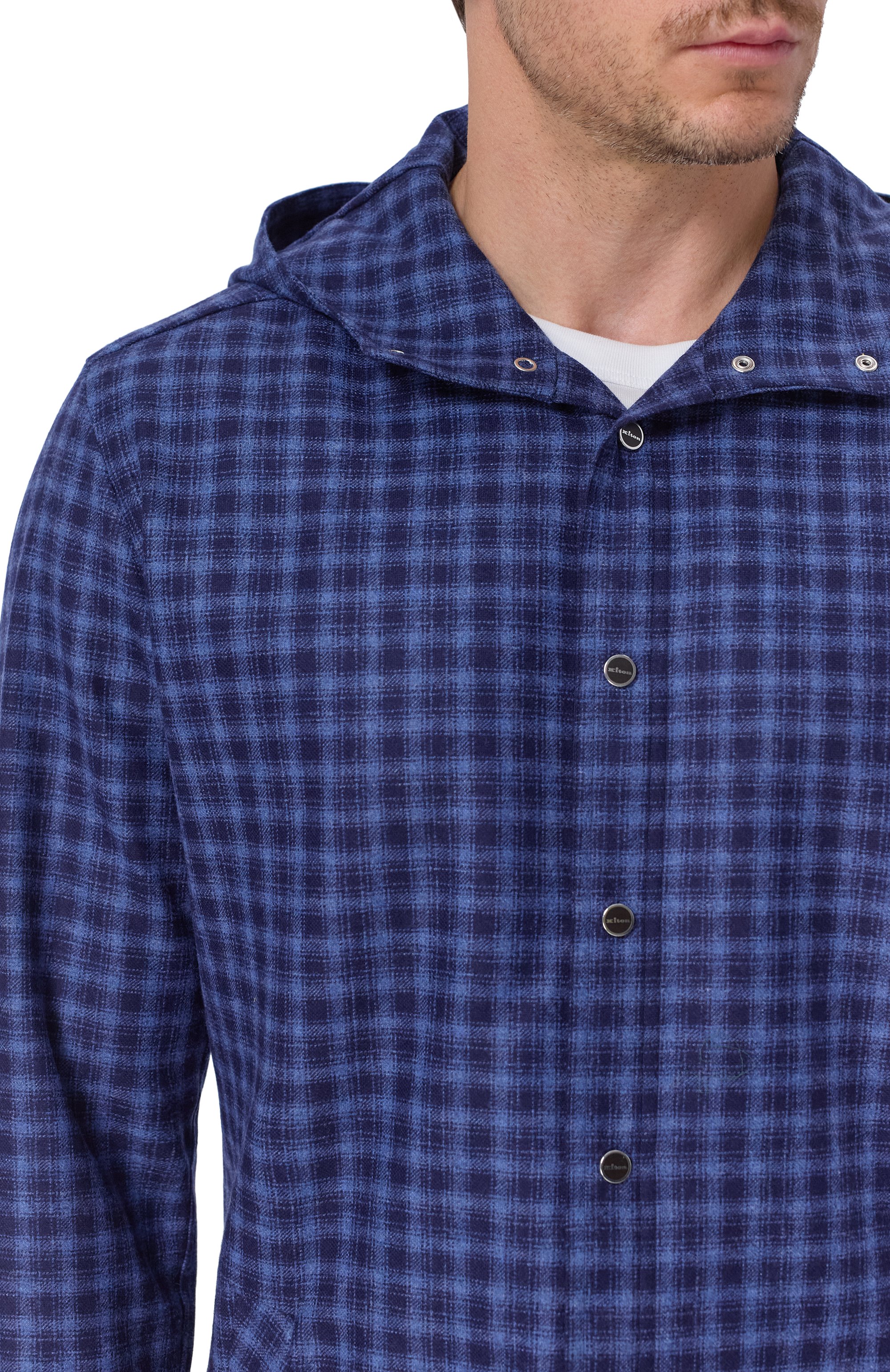 Рубашка из шерсти и кашемира KITON, арт. UMCMARK0167G39, фото 5