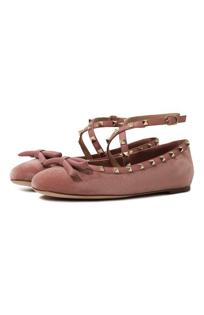 Женские текстильные балетки rockstud VALENTINO, арт. 5W2S0HB6/CWY