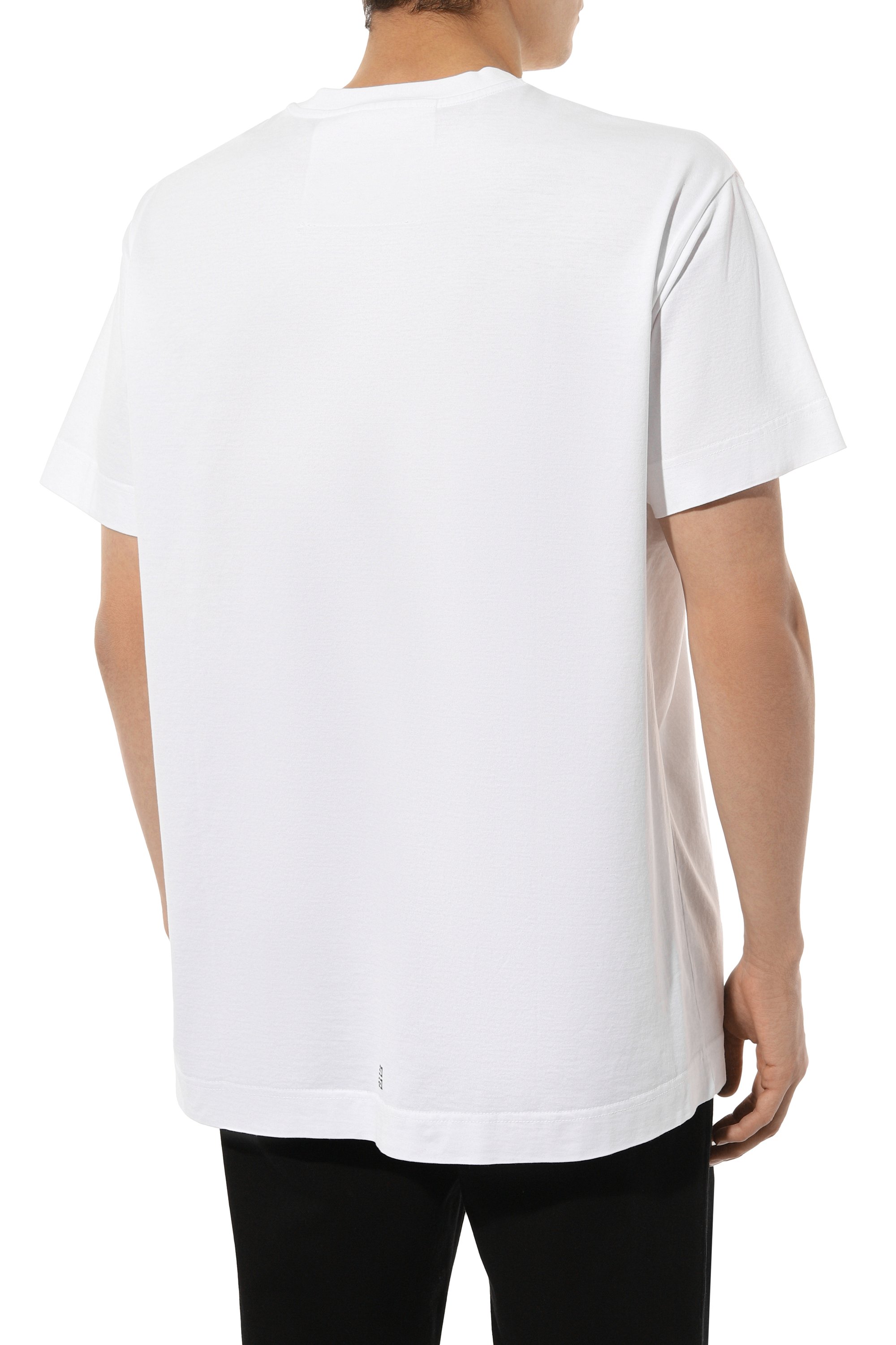 Хлопковая футболка GIVENCHY, арт. BM716N3YAC, фото 4