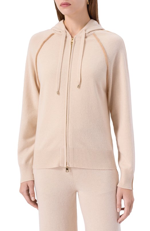 Кардиган из шерсти и кашемира Lorena Antoniazzi FM11A/2472 Кремовый  FM11A/2472 Фото 3