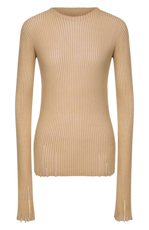 Шерстяной лонгслив Uma Wang UK7114 Бежевый UK7114