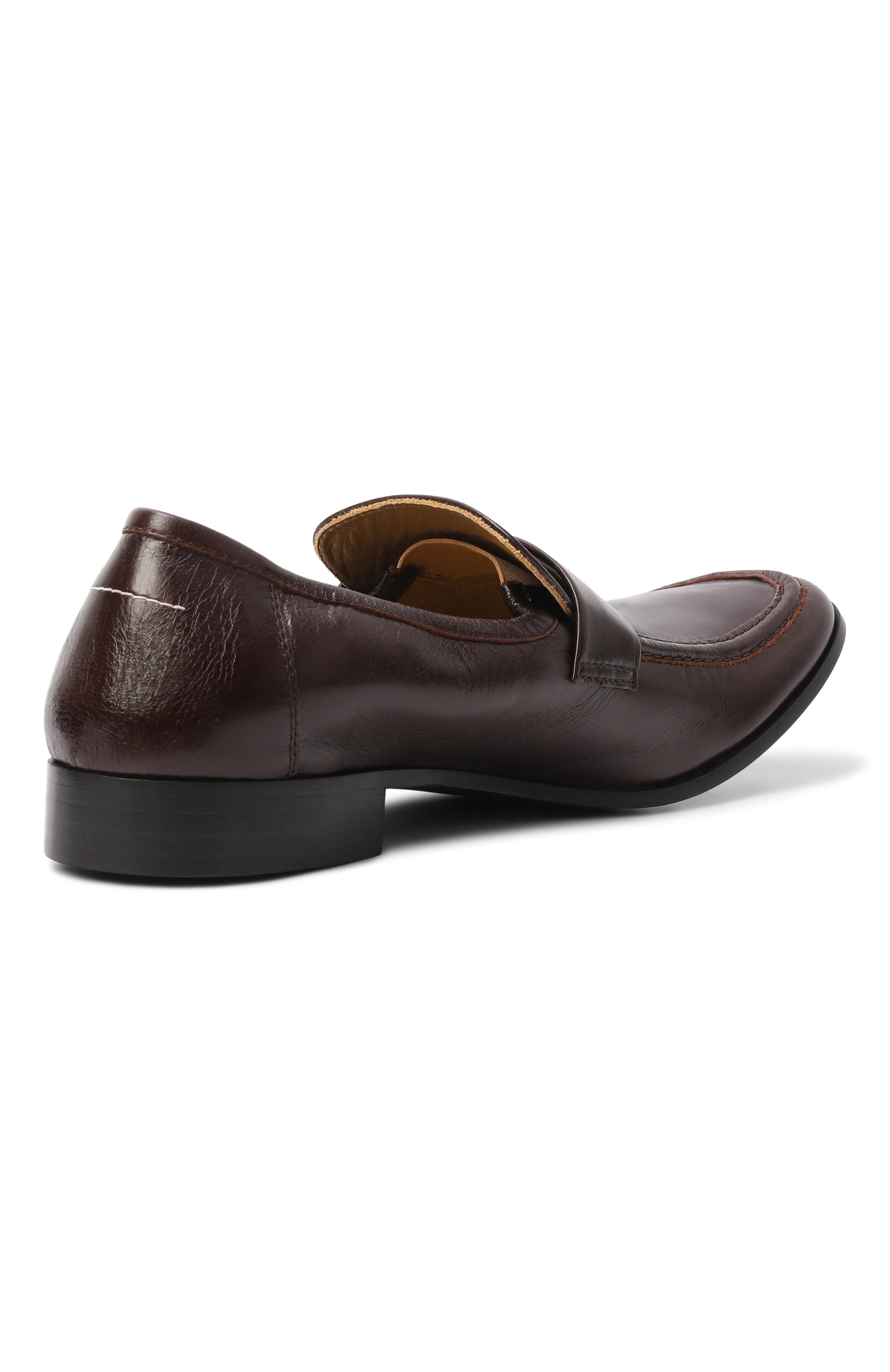 Кожаные лоферы swing-toe MM6, арт. SH3WR0008/P7560, фото 4