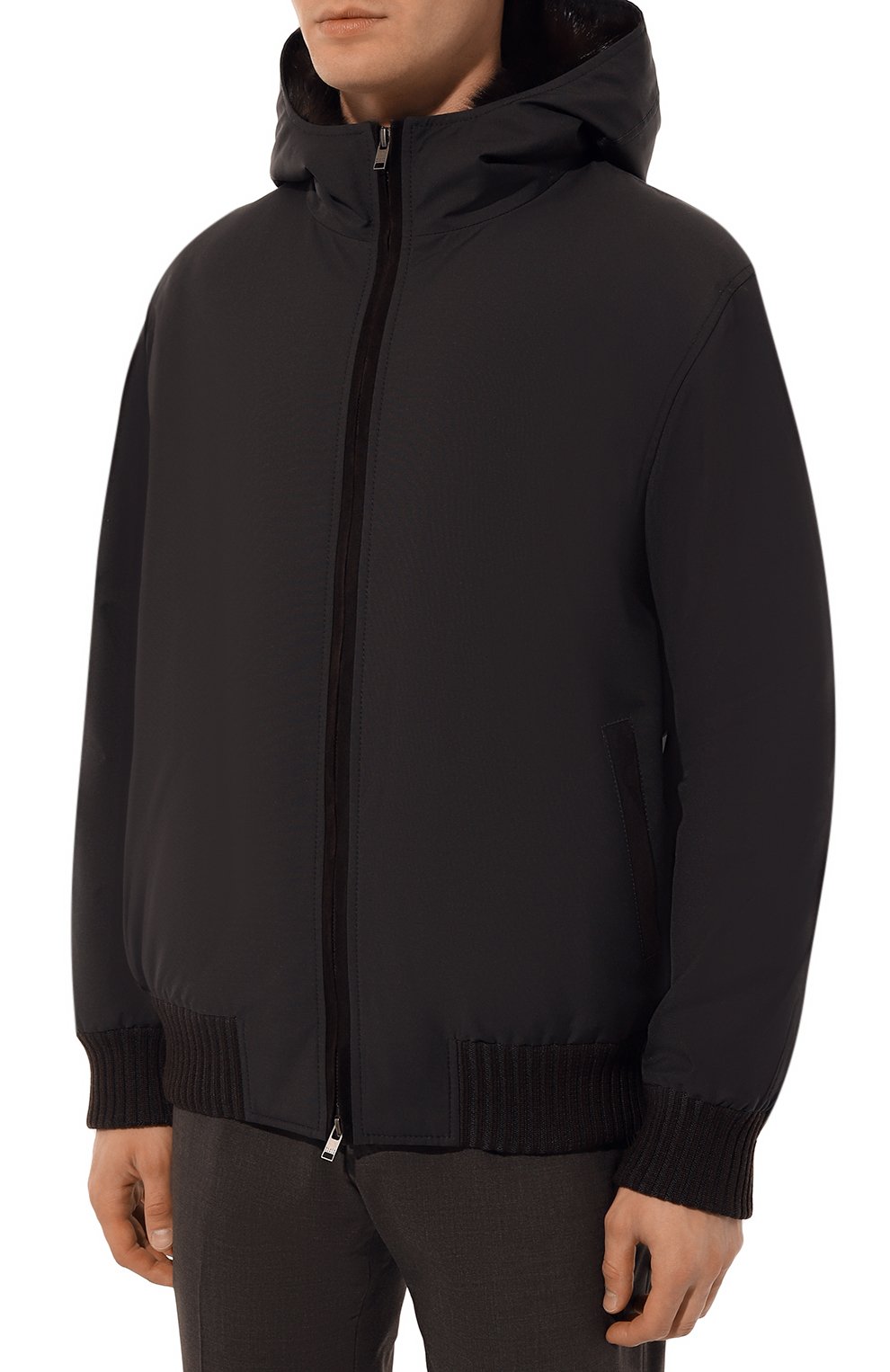 Бомбер с подкладкой из соболя BLACK SABLE, арт. BS-24008EB, фото 3