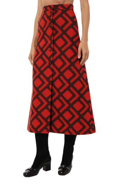 Шерстяная юбка GUCCI, арт. 643324 ZAF3A, фото 3