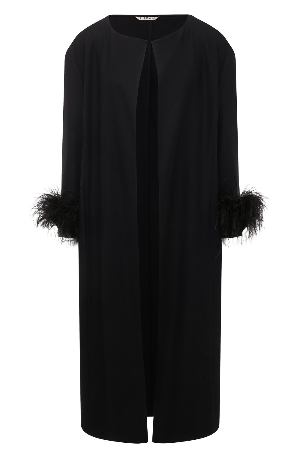 Пальто с отделкой перьями RUBAN, арт. RSS23-1.2.53.2, фото 1