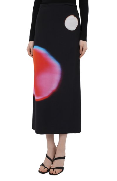Шелковая юбка DRIES VAN NOTEN, арт. 211-10875-2091, фото 3