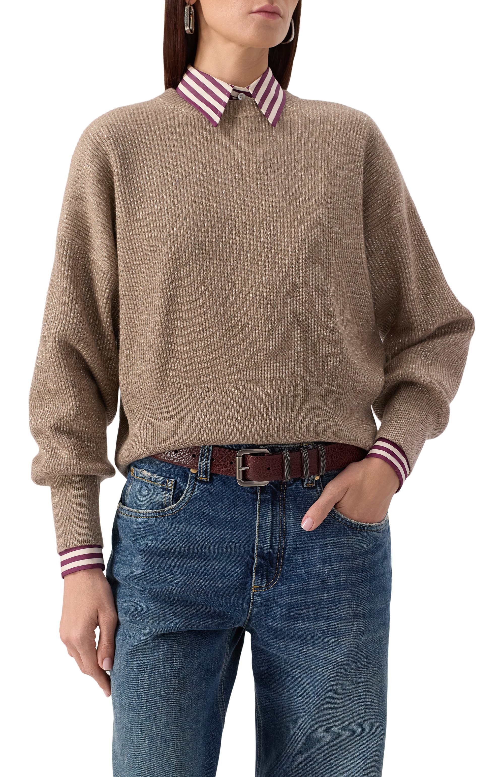 Кожаный ремень BRUNELLO CUCINELLI, арт. M0JUMC33UP, фото 2