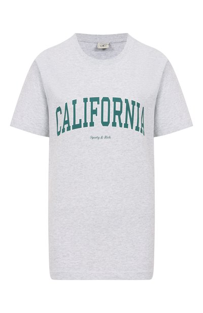 Женская хлопковая футболка SPORTY AND RICH, арт. T0043622501GY03