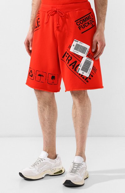 Хлопковые шорты COMME DES FUCKDOWN, арт. CDFU402, фото 3