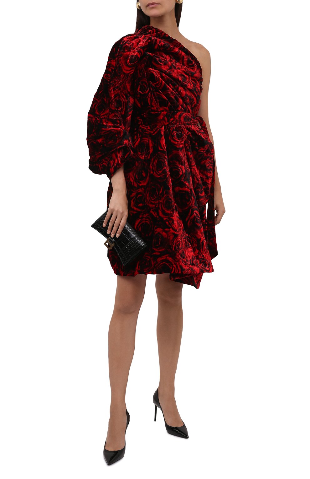 Платье DRIES VAN NOTEN красного цвета по цене 156000 руб., арт. 212-011035-3501, фото 2 Платье DRIES VAN NOTEN, арт. 212-011035-3501, фото 2