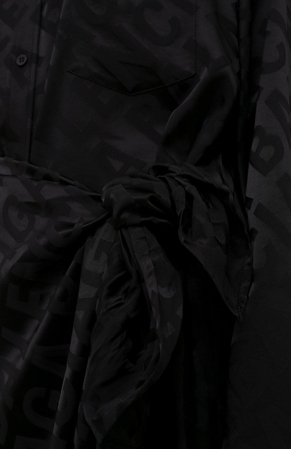 Атласное платье BALENCIAGA, арт. 671667/TI038, фото 5