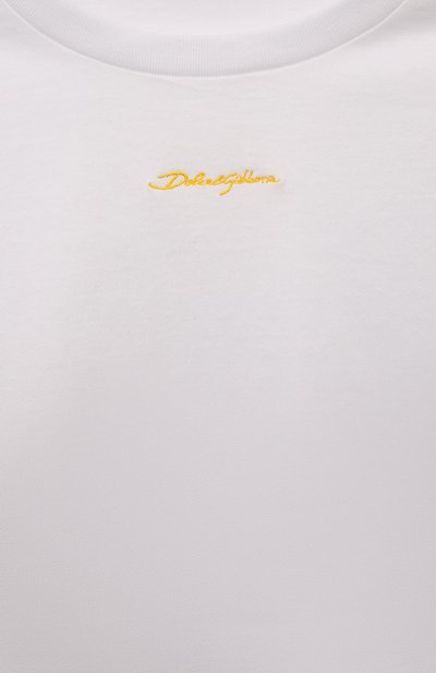 Хлопковый топ DOLCE & GABBANA, арт. L5JTNS/G7NRH, фото 3