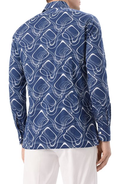 Хлопковая рубашка KITON, арт. UMCNERCH0924811, фото 4