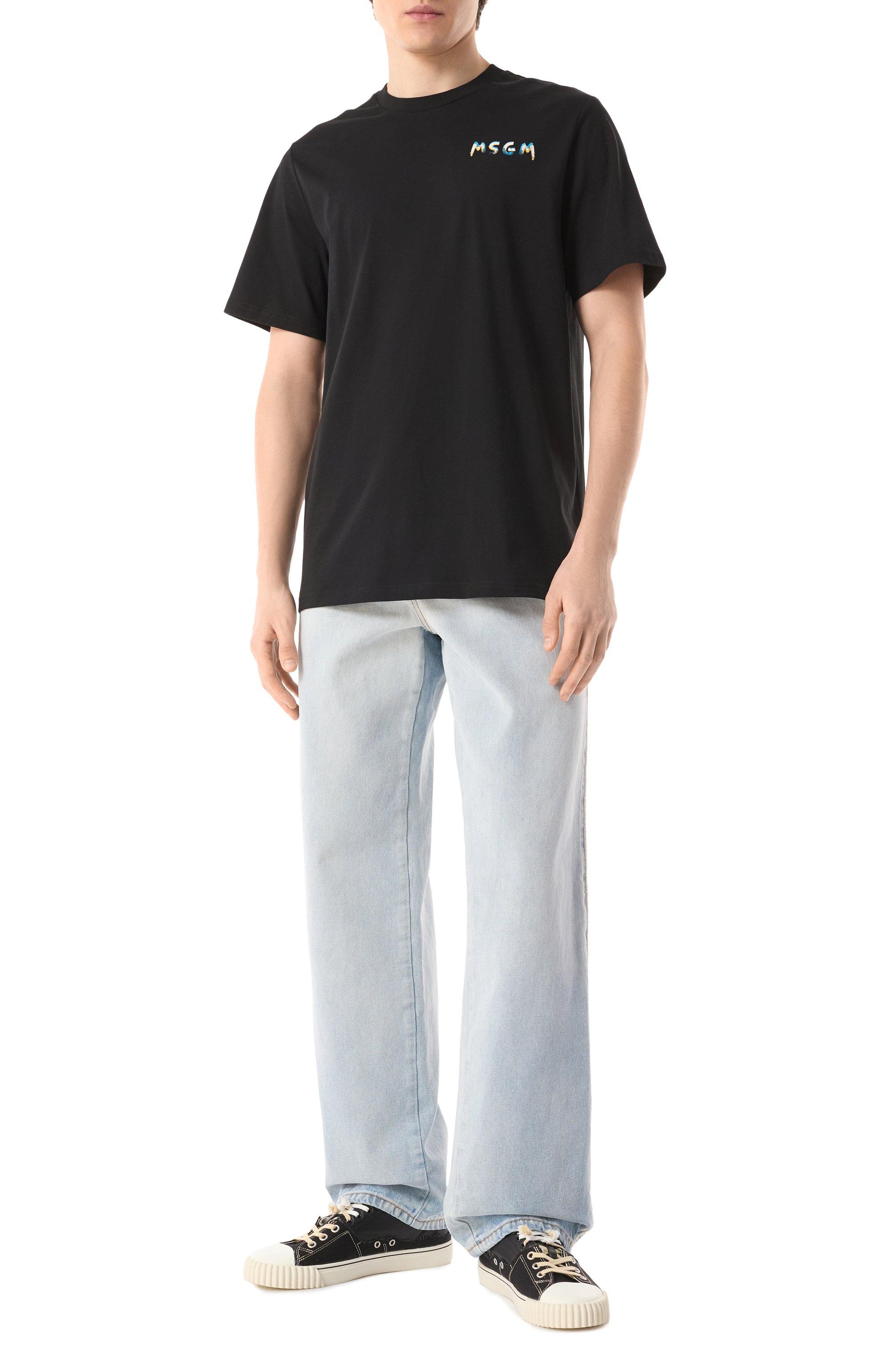 Хлопковая футболка MSGM, арт. 3840MM101/257097, фото 2