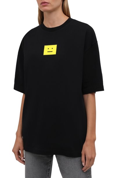 Хлопковая футболка ACNE STUDIOS, арт. CL0101/W, фото 3