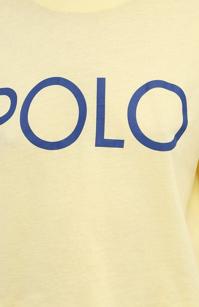 Хлопковый лонгслив POLO RALPH LAUREN желтого цвета по цене 10450 руб., арт. 211843282, фото 5 Хлопковый лонгслив POLO RALPH LAUREN, арт. 211843282, фото 5