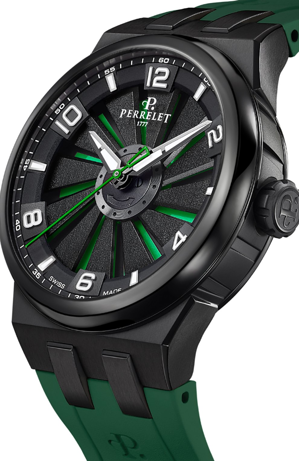 Часы turbine titanium green PERRELET, арт. A4067/5, фото 3