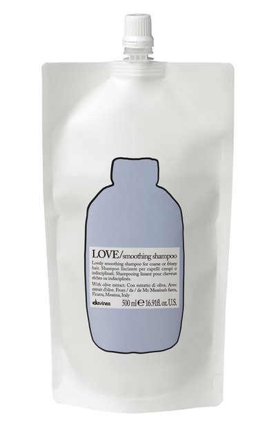 Женский рефил шампуня для разглаживания волос love smoothing (500ml) DAVINES, арт. 75653