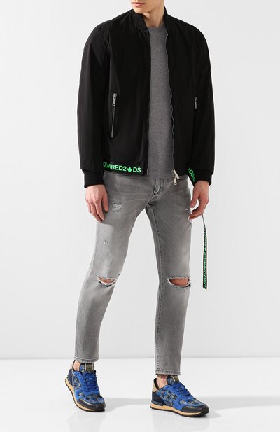 Кожаные кроссовки rockrunner VALENTINO, арт. RY2S0723/WPE, фото 2