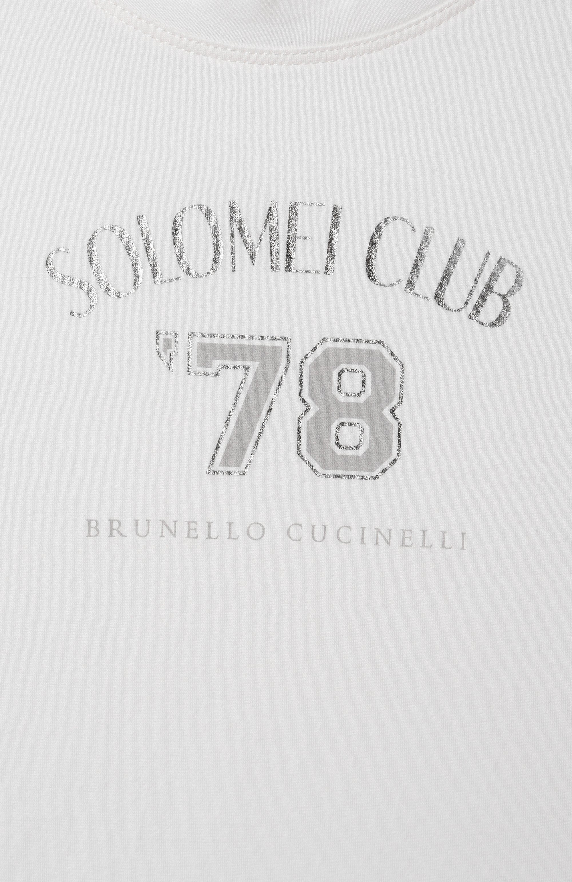 Хлопковая футболка BRUNELLO CUCINELLI, арт. B0T81T462A, фото 3