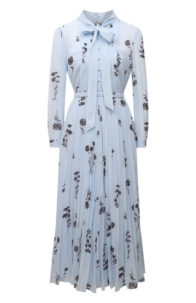 Платье SELF-PORTRAIT голубого цвета по цене 55800 руб., арт. SS22-045C, фото 1 Платье SELF-PORTRAIT, арт. SS22-045C, фото 1