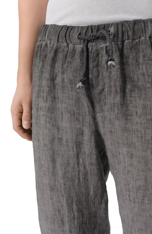 Льняные брюки Never Enough 2B5M021-060/MPA058 Серый  2B5M021-060/MPA058 Фото 5