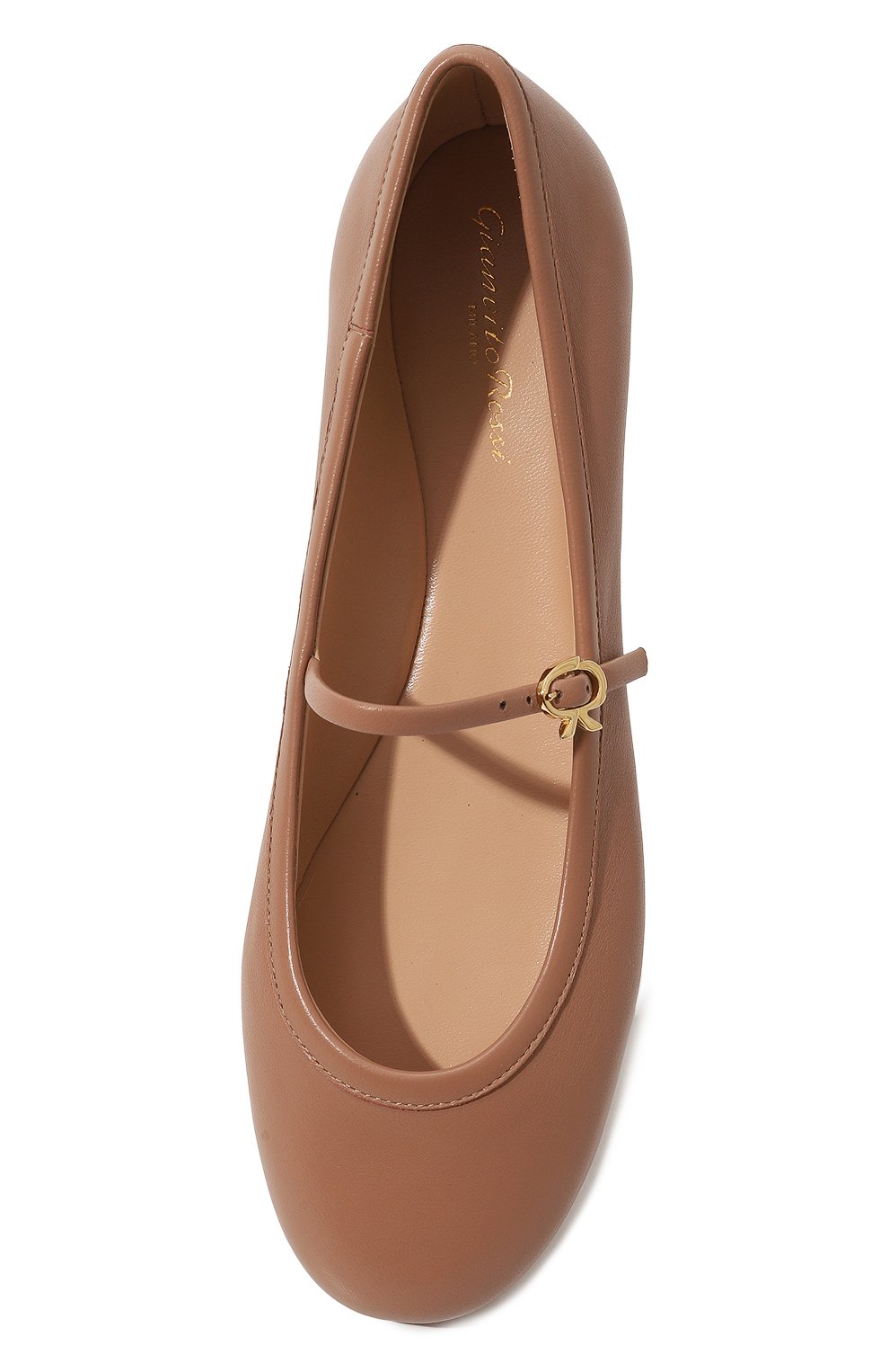 Кожаные балетки carla GIANVITO ROSSI, арт. G22223.05G0M.NAPPRAL, фото 6