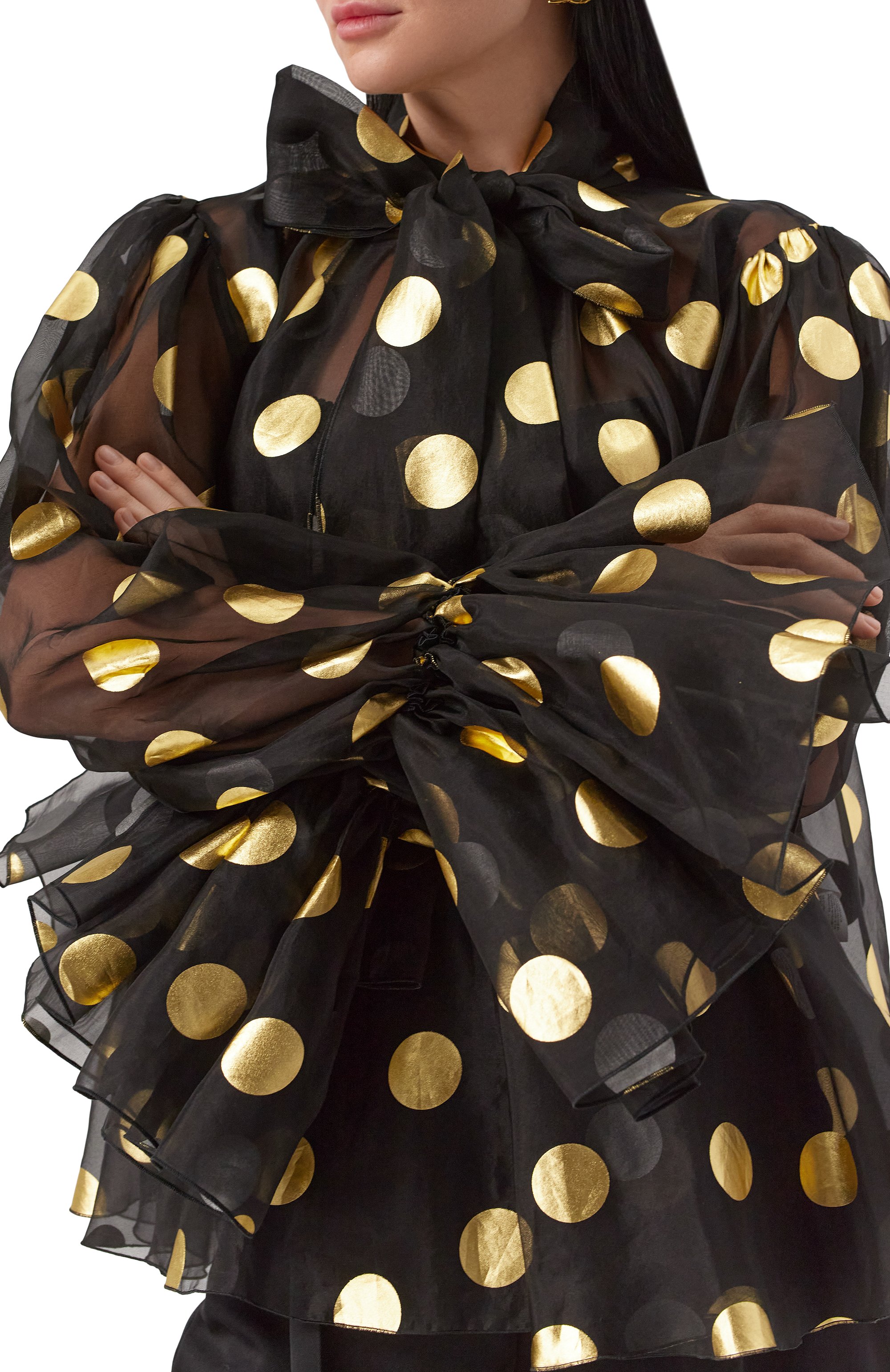 Шелковая блузка DOLCE & GABBANA, арт. F7AI9T/HS100, фото 5