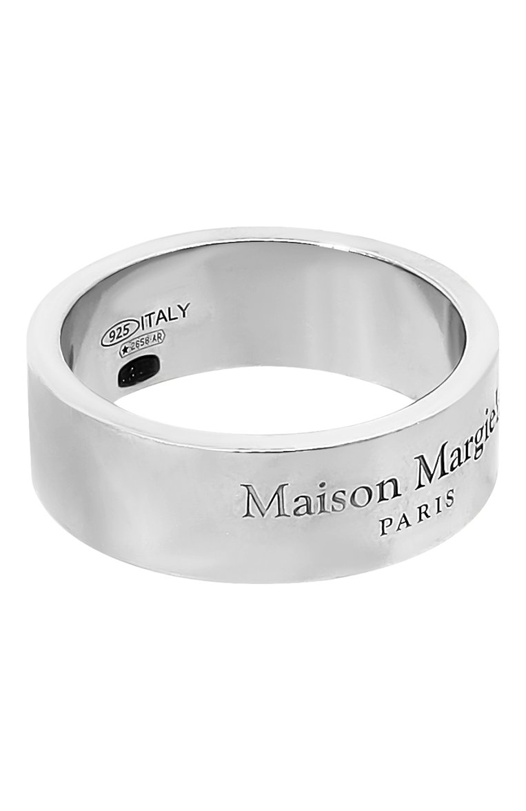 Мужское кольцо MAISON MARGIELA серебряного цвета, арт. SM1UQ0082 SV0158 | Фото 1 (Нос: Не проставлено; Региональные ограничения белый список (Axapta Mercury): Не проставлено; Материал: Серебр�о)