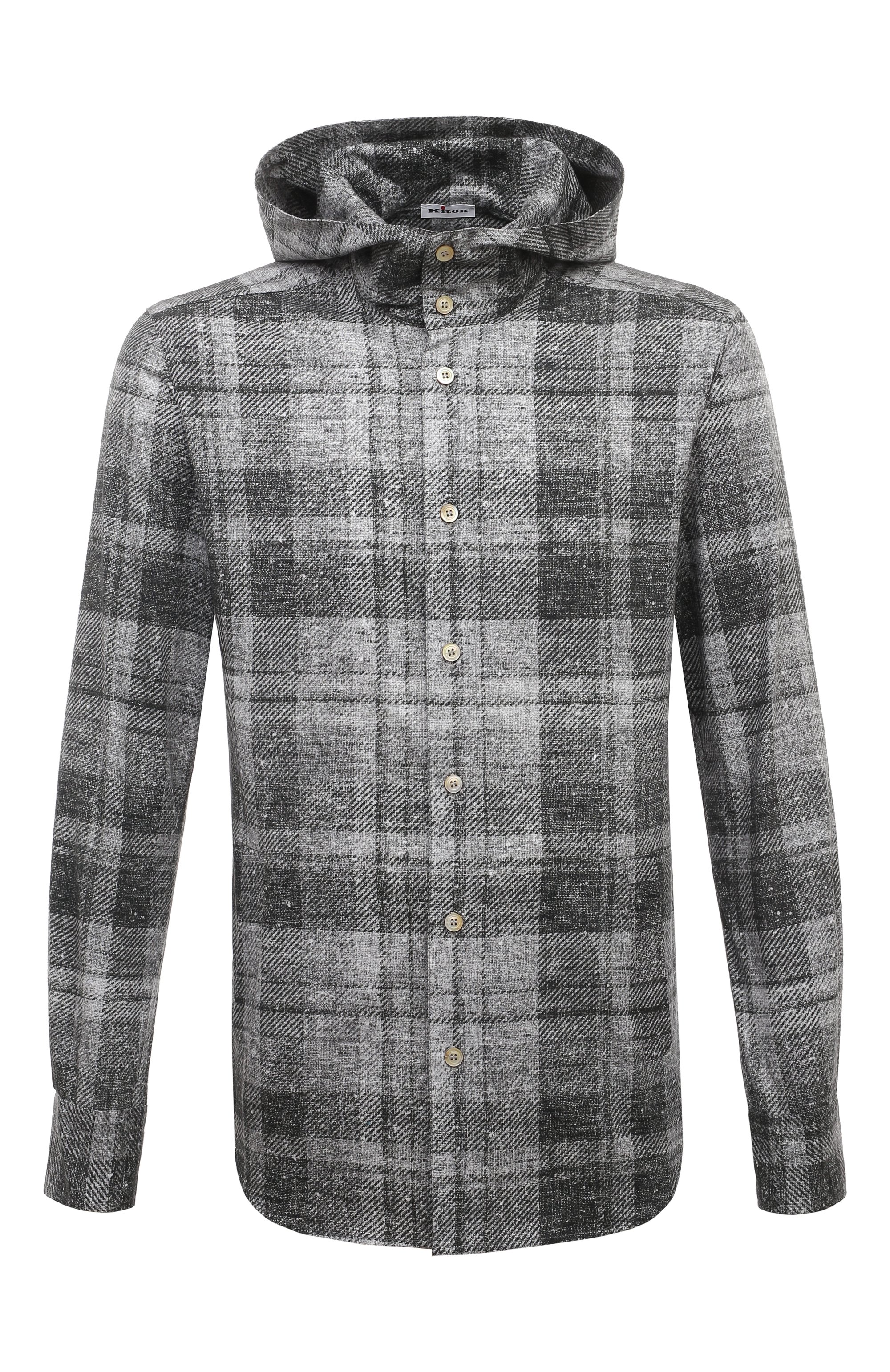 Хлопковая рубашка KITON, арт. UMCMARH0867504, фото 1